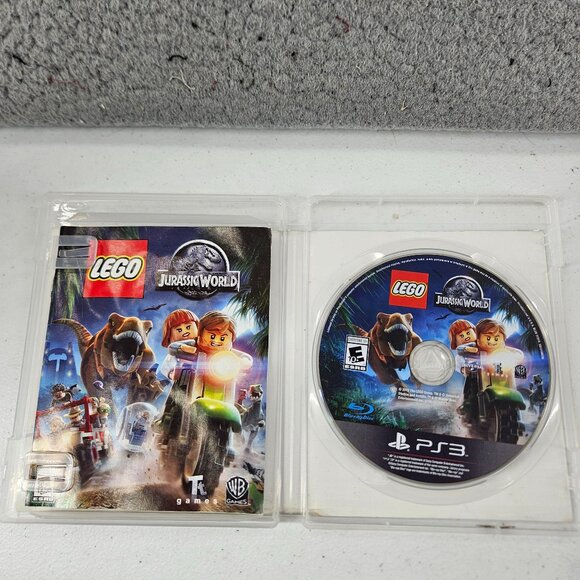 LEGO Jurassic World PlayStation 3 PS3 Video Game Complete Case and Manual Tested - Picture 2 of 4